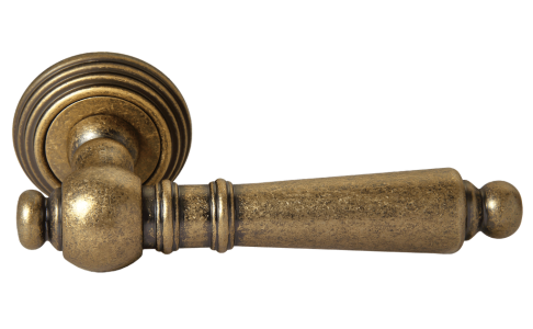 Дверные ручки Rucetti RAP-CLASSIC-L 8 OMB Цвет - старая античная бронза