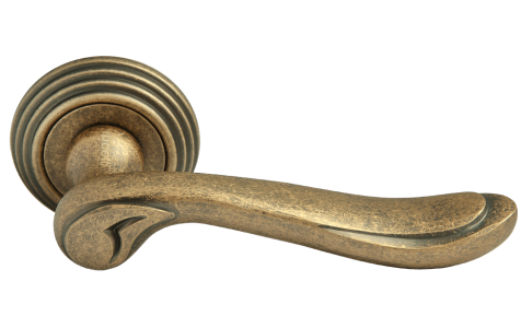 Дверные ручки Rucetti RAP-CLASSIC-L 6 OMB Цвет - Старая античная бронза
