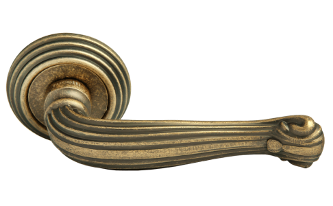 Дверные ручки Rucetti RAP-CLASSIC-L 4 OMB Цвет - старая античная бронза
