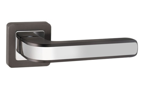 Ручка Punto (Пунто) раздельная NOVA QR SN/WH-19 мат.никель/белый